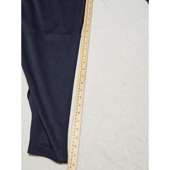 VINTAGE Adidas Track Pants Men's 4XLT Blue White Striped Running Y2K Preppy - Picture 10 of 12